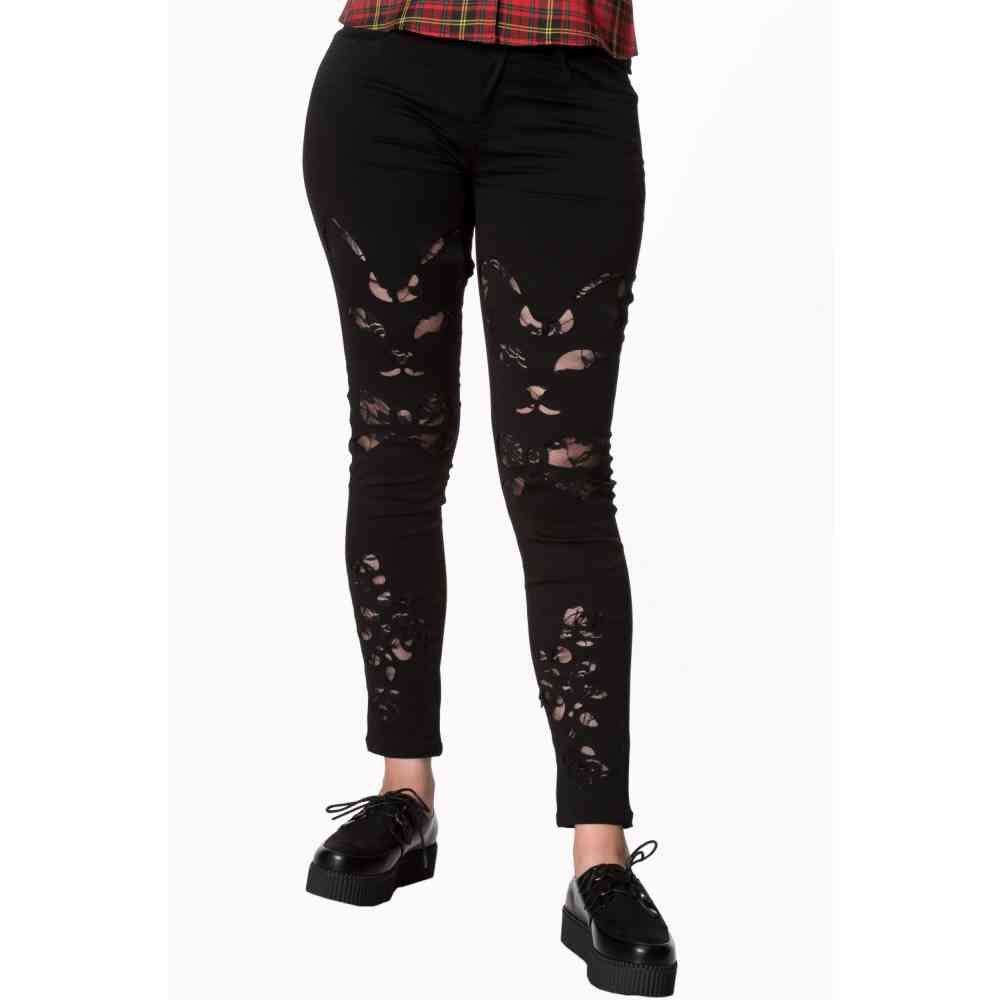 Banned - KEZA Hose gerades bein - Schwarz